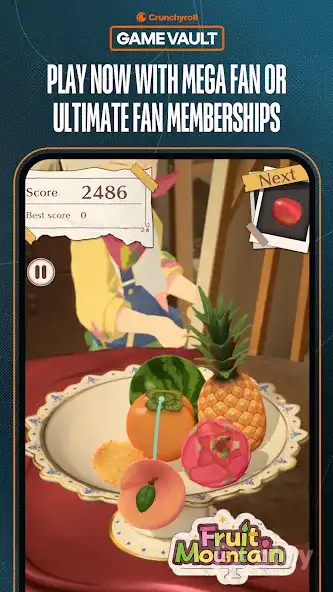 Crunchyroll: Fruit Mountain 1.0.0 APK [MOD removed paid subscription]