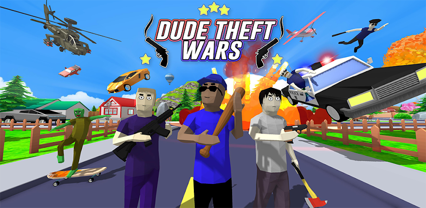 Dude Theft Wars Open World Sandbox Simulator BETA 0.9.0.9d1 [Mod Menu]