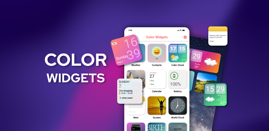 iOS Widgets Premium Mod APK 1.11.10.1.1 [No ads]