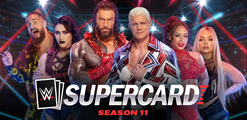 WWE SuperCard MOD APK (Unlimited Credits) – Wrestling Game Reimagined