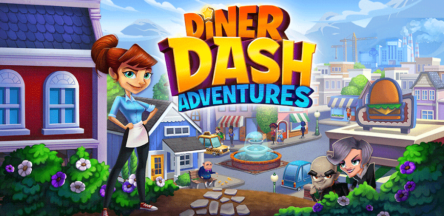 Diner DASH Adventures Mod APK 1.66.0 [Unlimited gems and diamonds]