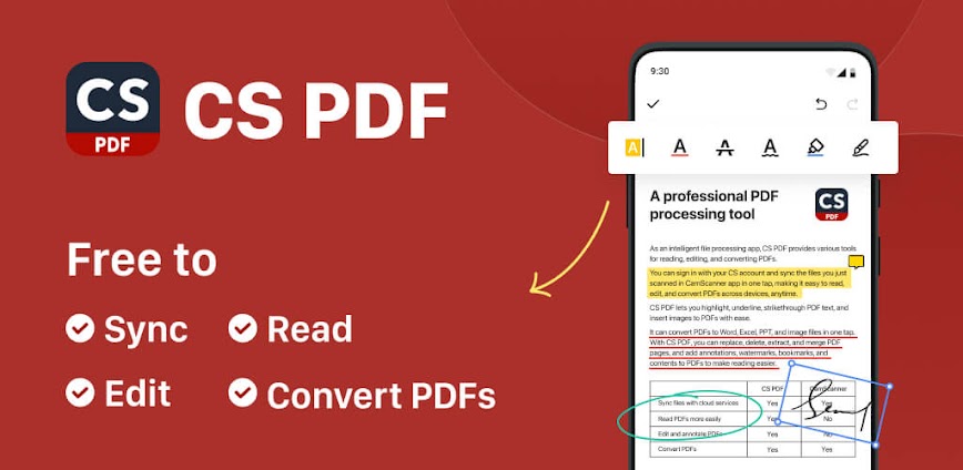 “Download CS PDF – PDF Reader Editor APK for Android (Latest Version 2025)”