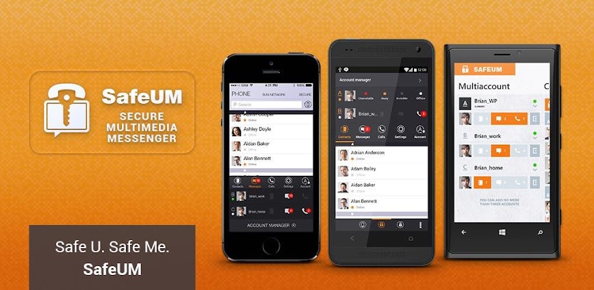 Secure messenger SafeUM Mod APK 1.1.0.1640 [Premium Unlocked]