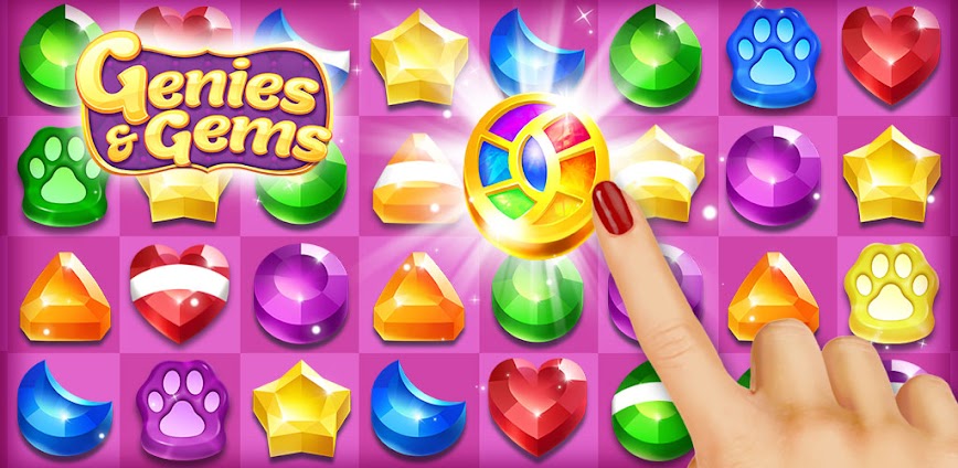 Download Genies & Gems – Match 3 Game Mod APK (2025 Latest Version 62.74)